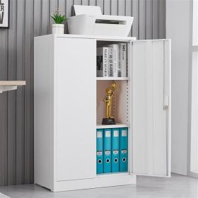 Metal Storage Cabinet with Locking Doors and Adjustable Shelf, Folding Filing Storage Cabinet , Folding Storage Locker Cabinet for Home Office,School