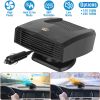 24V 180W Portable Car Heater Heating Fan 2 in 1 Defroster Defogger Demister Windshield Heater Automotive Cooling Fan with 360°Rotating Base