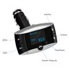 Car Wireless FM Transmitter USB Charger Hands-free Call MP3 Player SD Card Reading Aux-in LED Display Remote Controller