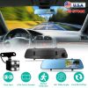 1080P Car DVR 4.3in Camera Dash Cam Camcorder Camera Recorder with 140° Angle Loop Recording Motion Detection Picture-in-Picture Display G-sensor