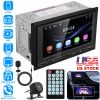 7In Universal Wireless Car MP5 Player 1080P Video Player Stereo Audio FM Radio Aux/USB Input with Rear View Camera Remote Control