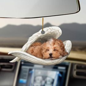 Car Pendant Sleeping Dog Angel Home Decor Acrylic Showcase Hanging Ornaments For Doors (Option: 18Style)