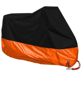 Waterproof Motorcycle Cover (Option: Orange-M)