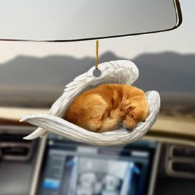 Car Pendant Sleeping Dog Angel Home Decor Acrylic Showcase Hanging Ornaments For Doors (Option: 10Style)