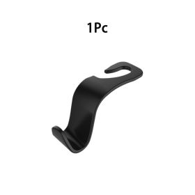 Auto Headrest Hangers (Option: Black-Q1pc)