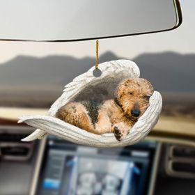 Car Pendant Sleeping Dog Angel Home Decor Acrylic Showcase Hanging Ornaments For Doors (Option: 7Style)