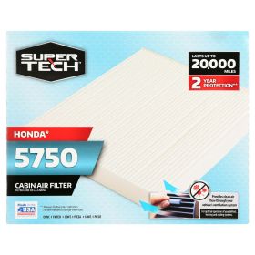 SuperTech Cabin Air Filter 5750, Replacement Cabin Air/Dust Filter for Honda (Brand: SuperTech)