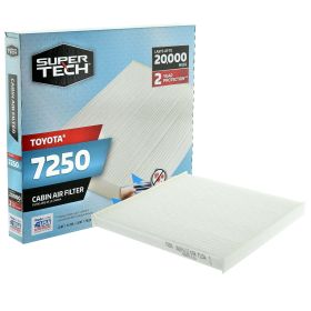 SuperTech Cabin Air Filter 7250, Replacement Air/Dust Filter for Toyota (Brand: SuperTech)