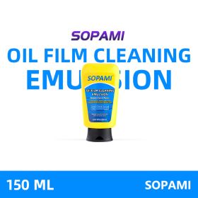 SOPAMI Oil Film Cleaner Emulsion - Windshield Cleaner Removes haze and discoloration From clear glass & pastic (Color: Yellow-1)