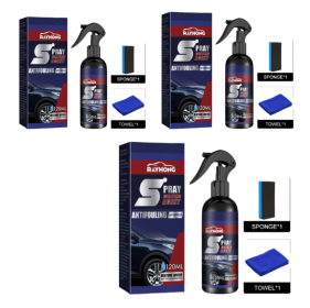 Rayhong Automobile Coating Spray Curing Paint Decontamination, Blackening And Brightening Automobile Coating Nano Coating Spray (Quantity: 3PCS)