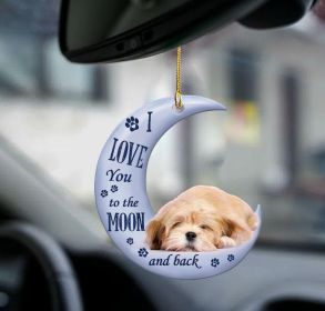 Car Pendant Sleeping Dog Angel Home Decor Acrylic Showcase Hanging Ornaments For Doors (Option: 5Style)